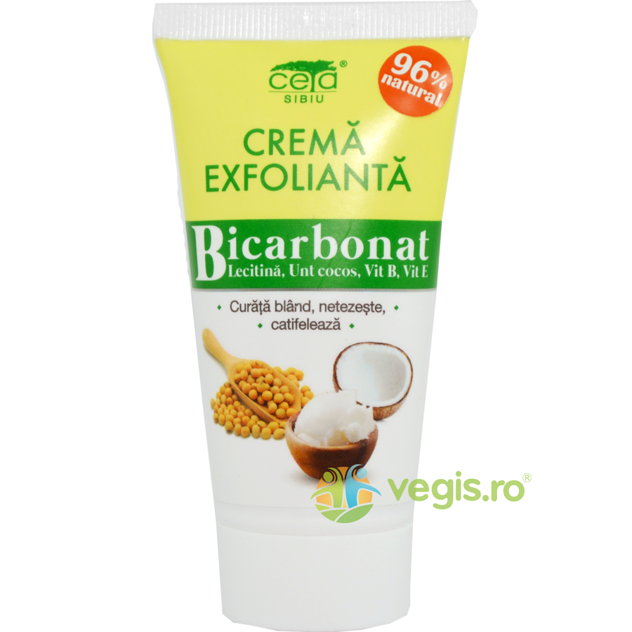 Oferte la Crema Exfolianta 96% Naturala cu Bicarbonat 50ml