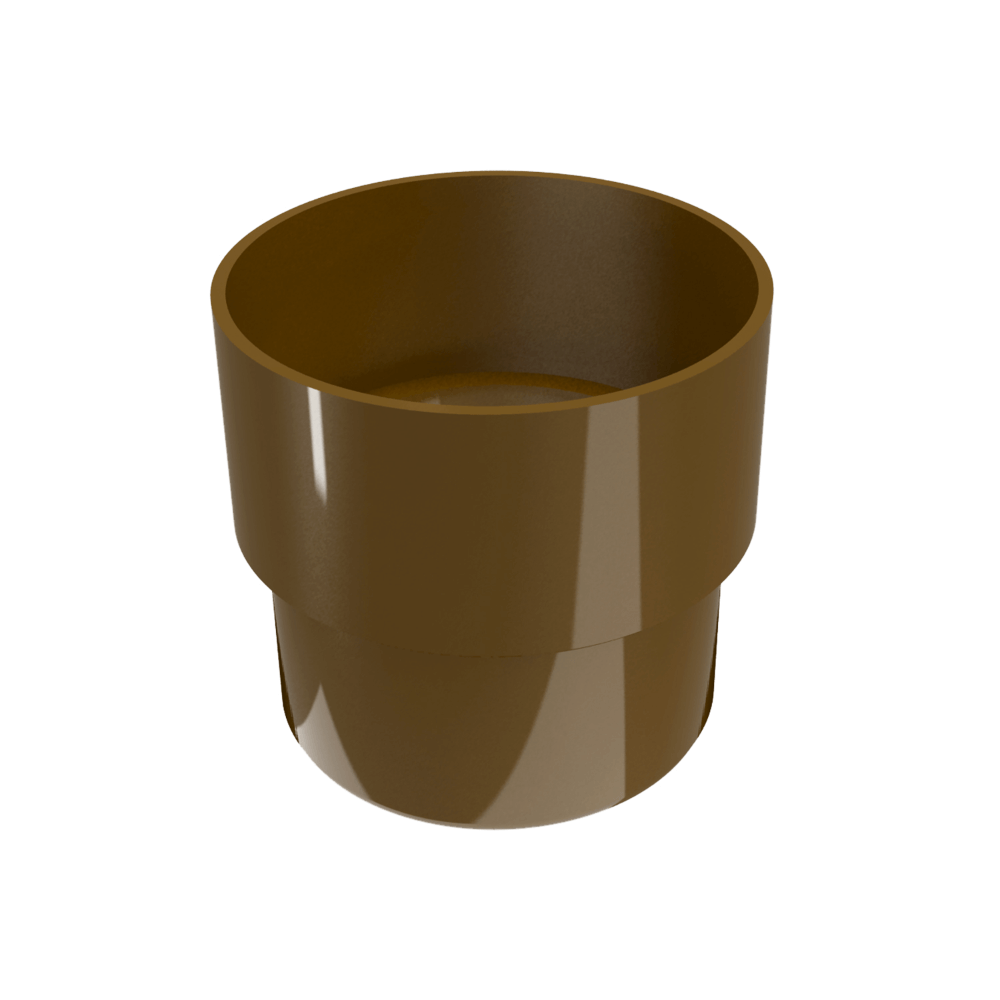 Oferte la Mufa burlan, PVC, Regenau, maro RAL 8017, diam. 100 mm