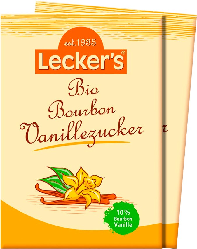 Oferte la Zahar vanilat Bourbon, bio, 2x8 g Lecker's