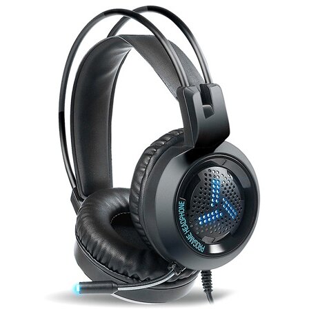 Oferte la Casti Gaming VH8020 cu Microfon Iluminare LED Negru