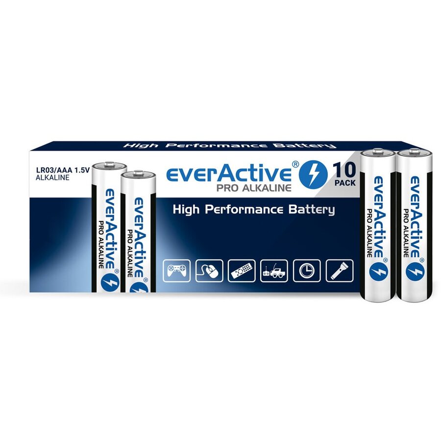 Oferte la Baterie  Alcalina x10  LR03 AAA 1250mAh 1.5V Alb
