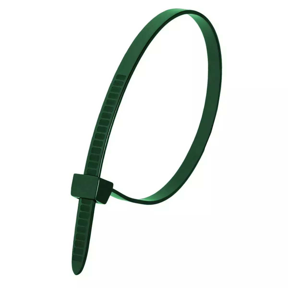Oferte la Set coliere plastic Dedra, PVC, verde, 7.6 x 370 mm, 100 bucati