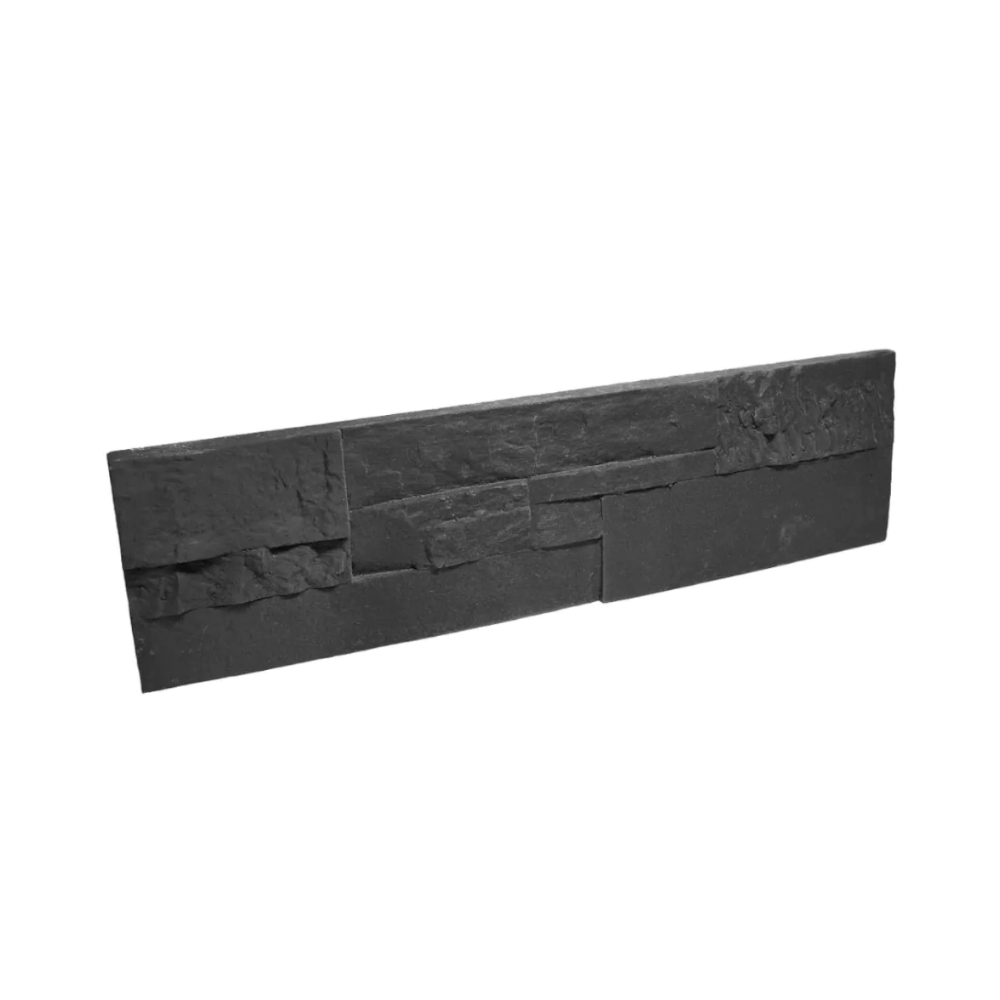 Oferte la Piatra decorativa exterior/interior, Neo Deep Grey, reliefata, gri, 37 x 10 cm