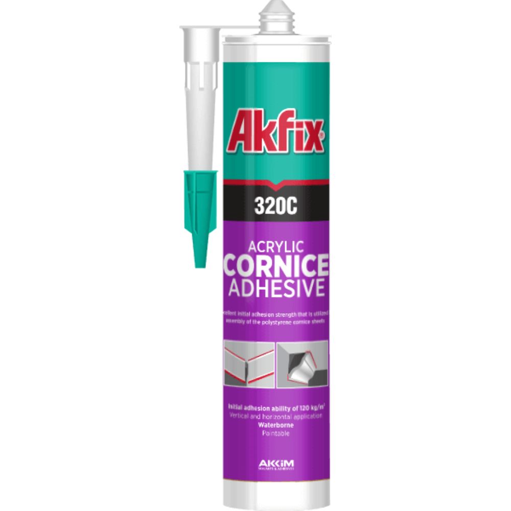 Oferte la Adeziv pentru cornisa 320C, Akfix, 310 ml