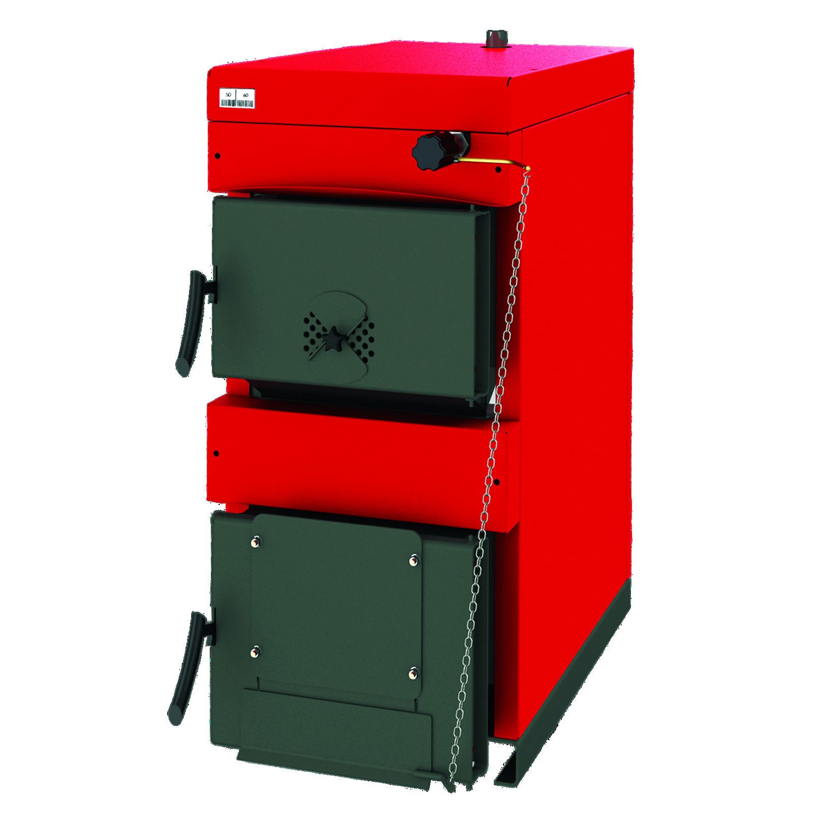 Oferte la Pachet Centrala mixta combustibil solid si peleti Burnit NWB MAX 55 kW si Arzator pe peleti Pell Eco 35 kW boiler Fornello 100 l pompa 25-60 vas expansiune supapa aerisitor termostat de contact vana 3 cai cos inox diametru 200 mm dublu perete