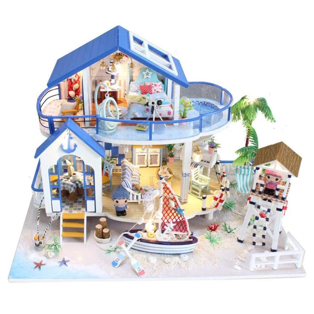 Oferte la Kit DIY Casa de pe plaja Legend Of The Blue Sea- Set Complet cu Mobilier si Accesorii