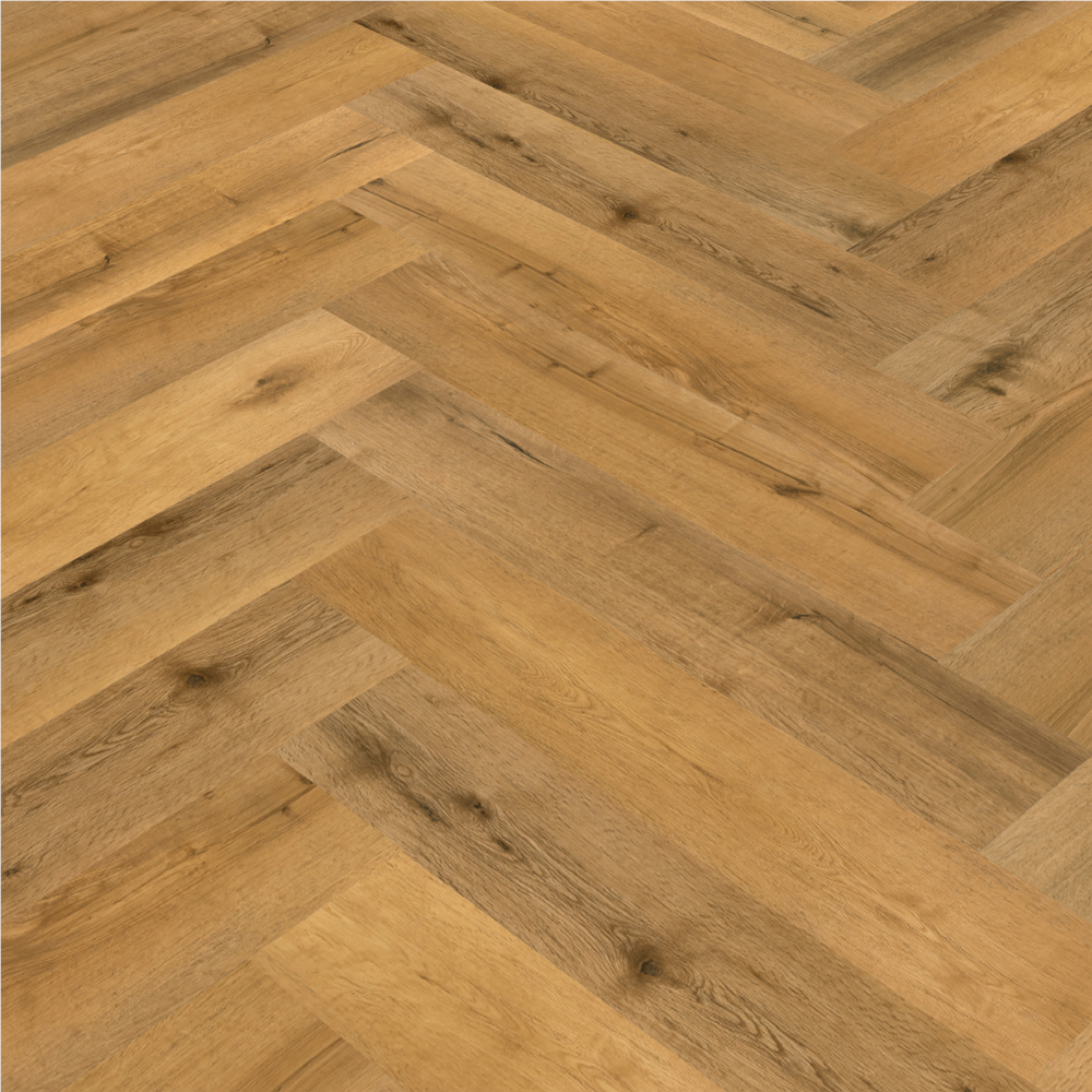 Oferte la Pardoseala SPC 5 mm Oak Titan Herringbone, nuanta medie, clasa trafic intens plus 34, 615 x 123 mm