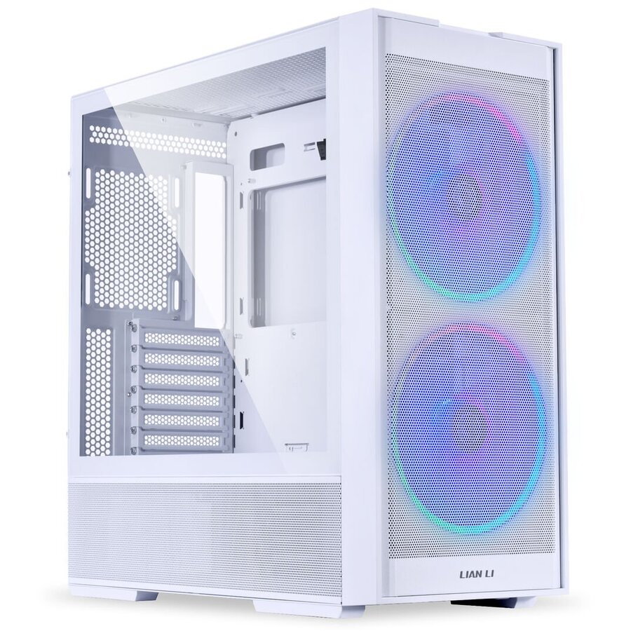 Oferte la Carcasa LANCOOL 206  Midi-Tower ATX Tempered Glass Alb
