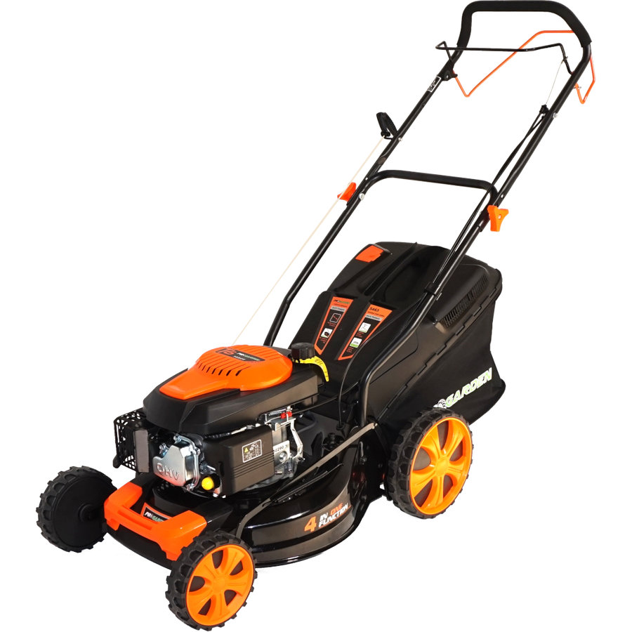Oferte la Masina de Tuns Gazonul S463VHY-T 3.5CP Latime Lucru 460MM Capacitate Colectare 50L Autopropulsata Negru/Portocaliu