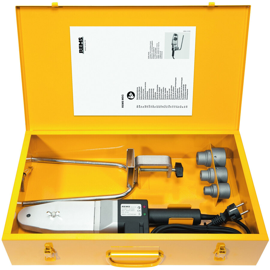Oferte la Aparat Sudura Polifuziune MSG 63 FM Set 20-25-32 256233 Galben