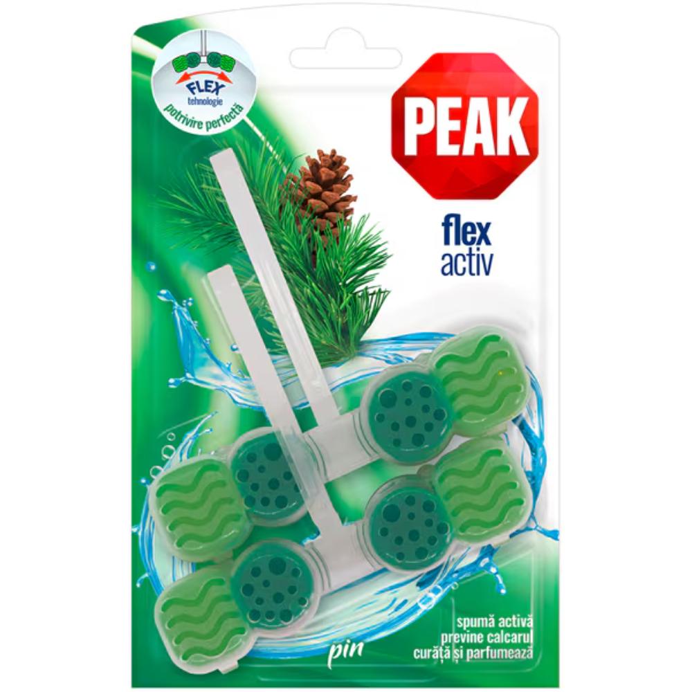 Oferte la Odorizant solid pentru toaleta Peak Flex Activ Pin, 2 x 48 g