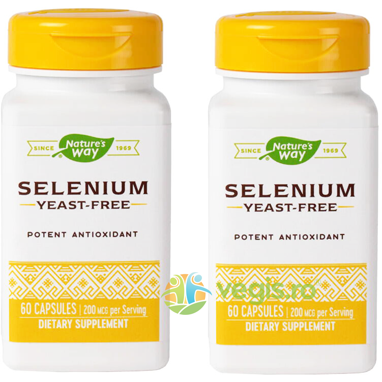Oferte la Pachet  Selenium 200mcg 60cps+60cps Secom,