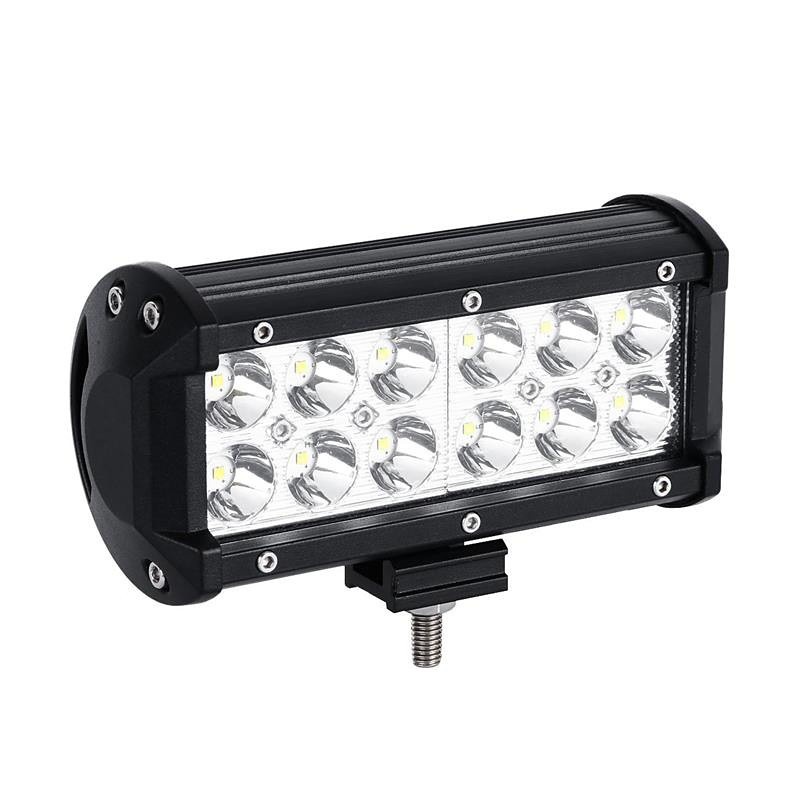 Oferte la Bara Proiectoare LED Auto Offroad Techstar® PNG1, 36W, 12V-24V, 6000 K, 3500 Lumeni, IP 67, 17 Cm, Flood Beam 60° Cu Leduri CREE XBD, Negru