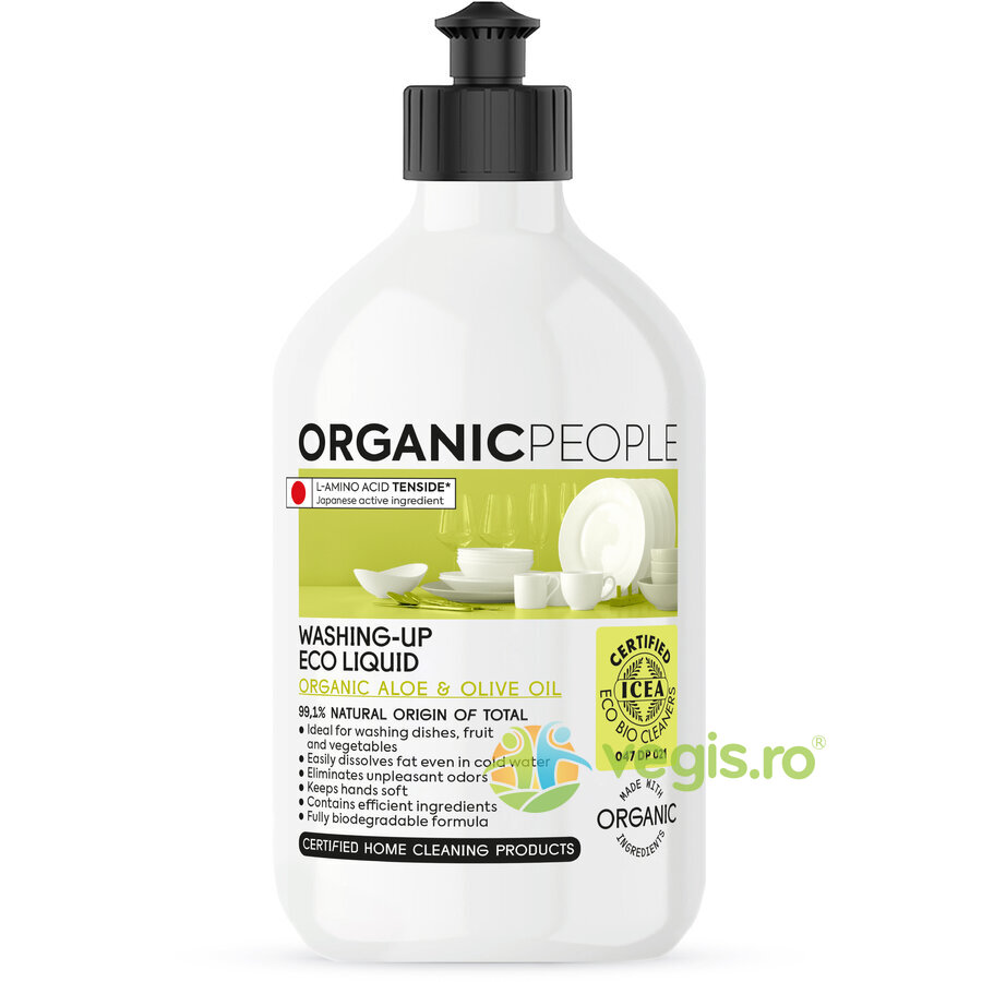 Oferte la Detergent Lichid pentru Vase cu Aloe Vera si Ulei de Masline Bio 500ml