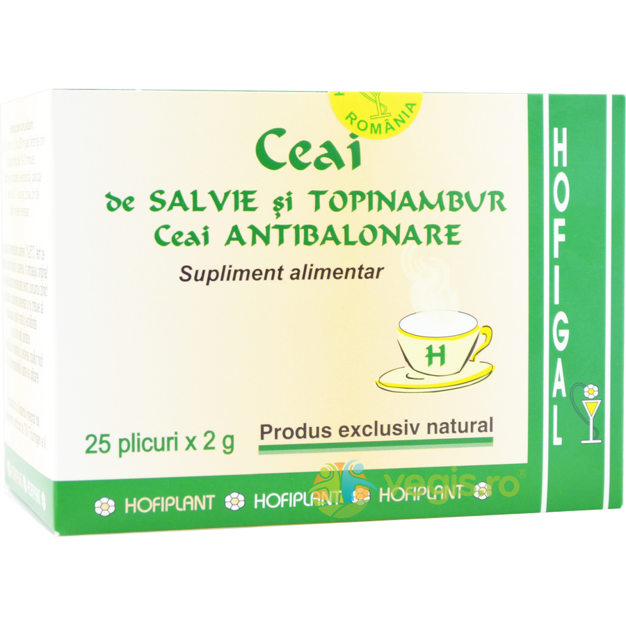 Oferte la Ceai Antibalonare de Salvie si Topinambur 25dz