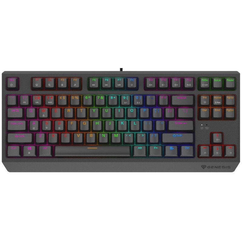 Oferte la Tastatura THOR 230 TKL RGB Outemu Brown Switch Gaming  Mecanica Negru
