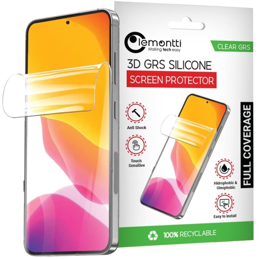 Oferte la Folie protectie Silicon 3D GRS Clear pentru Google Pixel 9