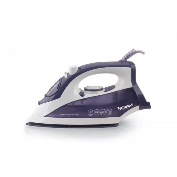 Oferte la Fier de calcat cu aburi Techwood TFV-2403C, 2400W, talpa ceramica, autocuratare