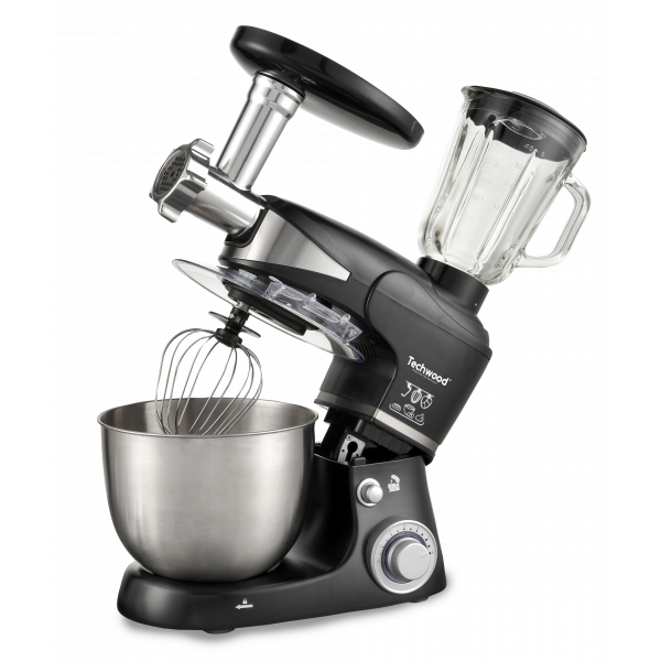 Oferte la Robot de bucatarie 3 in 1 Techwood TRO-5066, 1000W, mixer 5L, blender 1.5L, masina de tocat