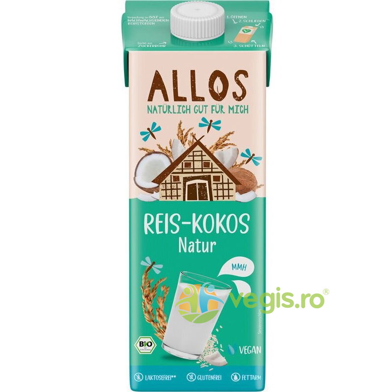 Oferte la Bautura de Orez si Cocos fara Gluten si Lactoza Ecologic/Bio 1L