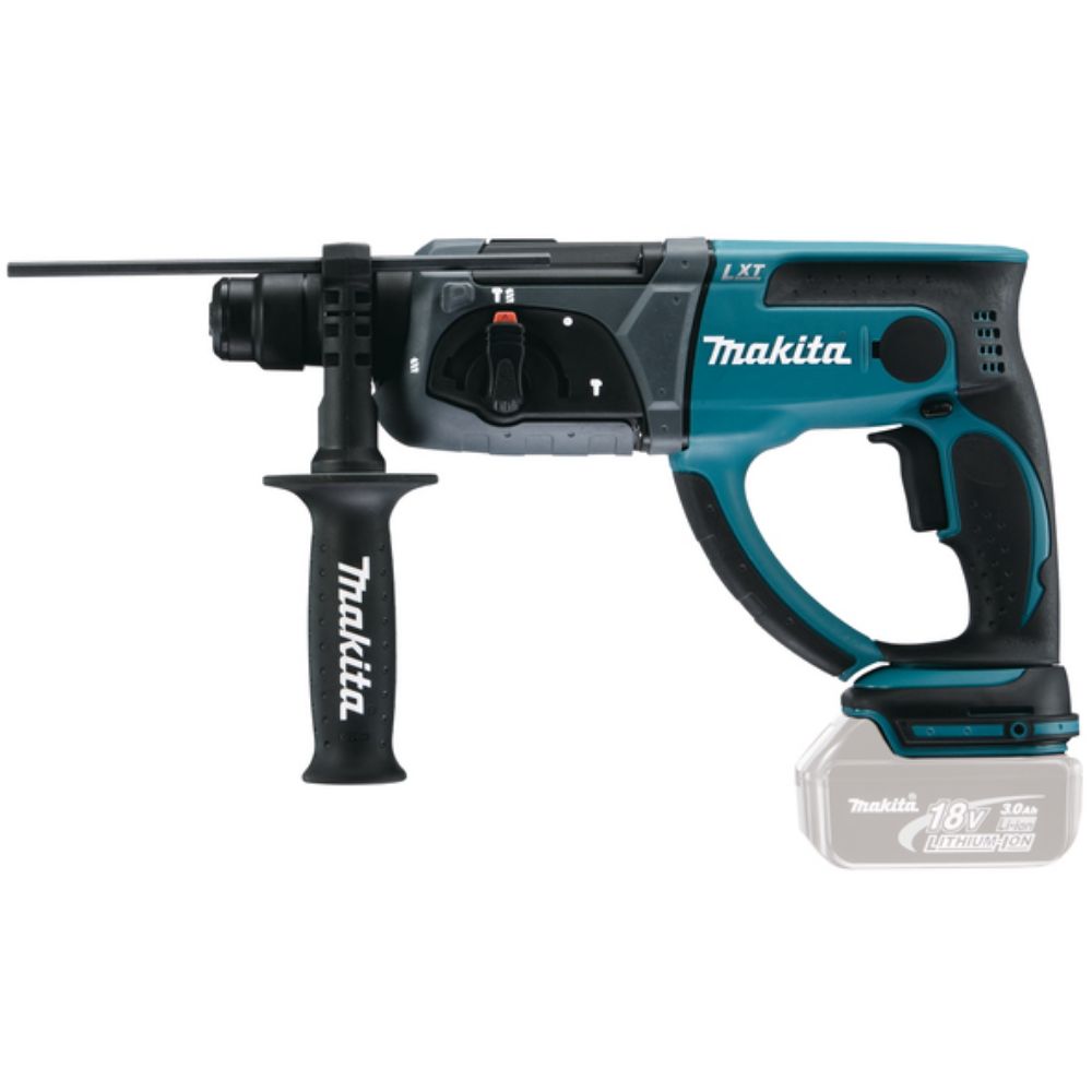 Oferte la Ciocan rotopercutor cu acumulator Makita DHR202Z, SDS-plus, 18 V, 1100 rpm 