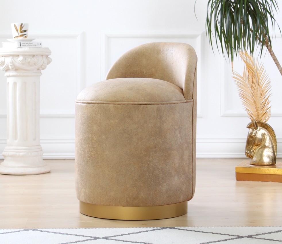 Oferte la Taburet Luton - Beige 50 X 45 X 70