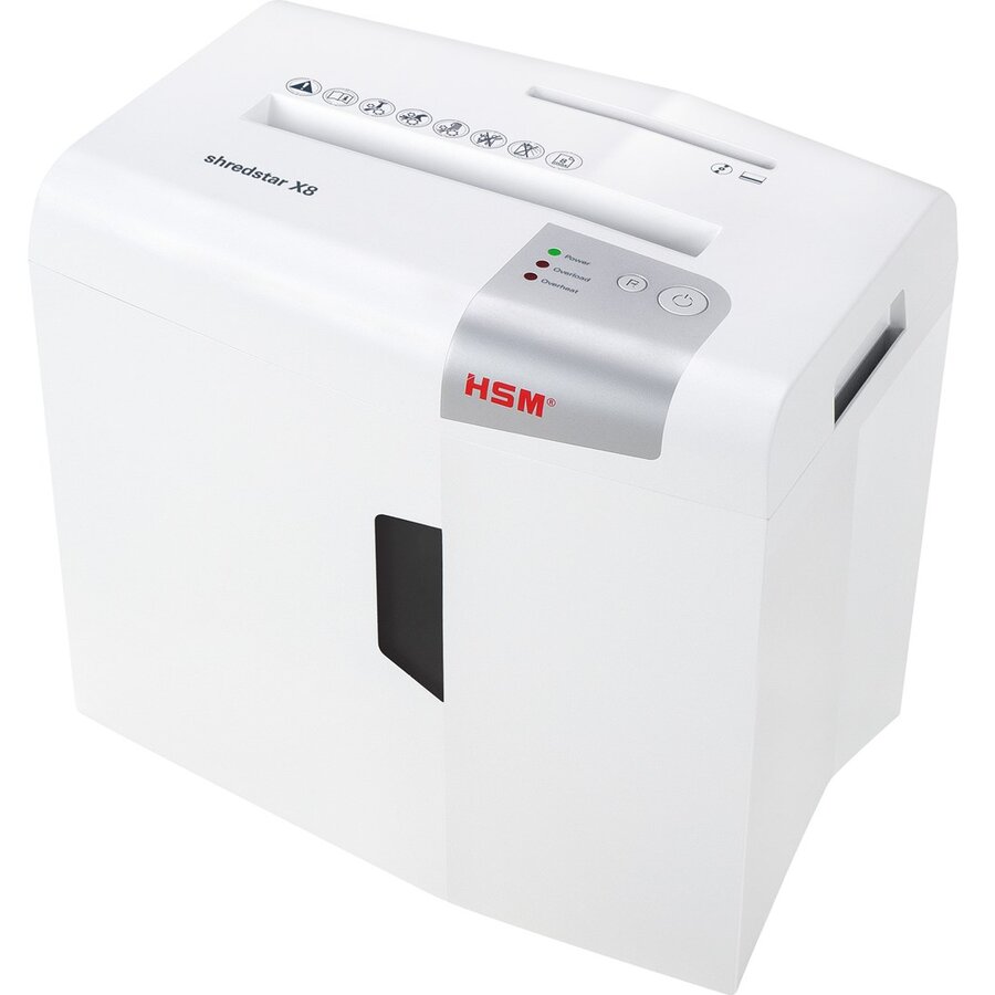 Oferte la Distrugator Documente + Distrugator  CD X8  4.5x30mm 18L 22cm 4.5mm Particule  Alb