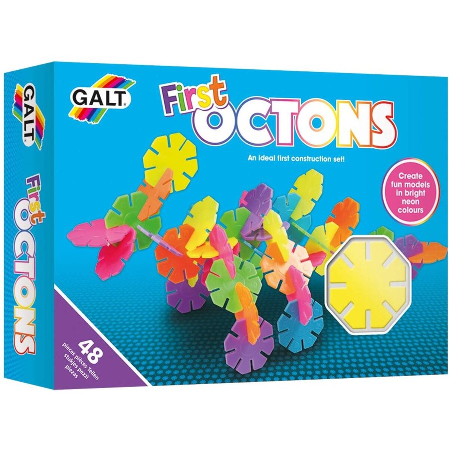 Oferte la Set de Constructie First Octons 48 Piese 3 Ani+ Multicolor