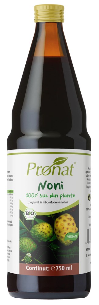 Oferte la Suc de noni 100%, bio, 750ml Medicura