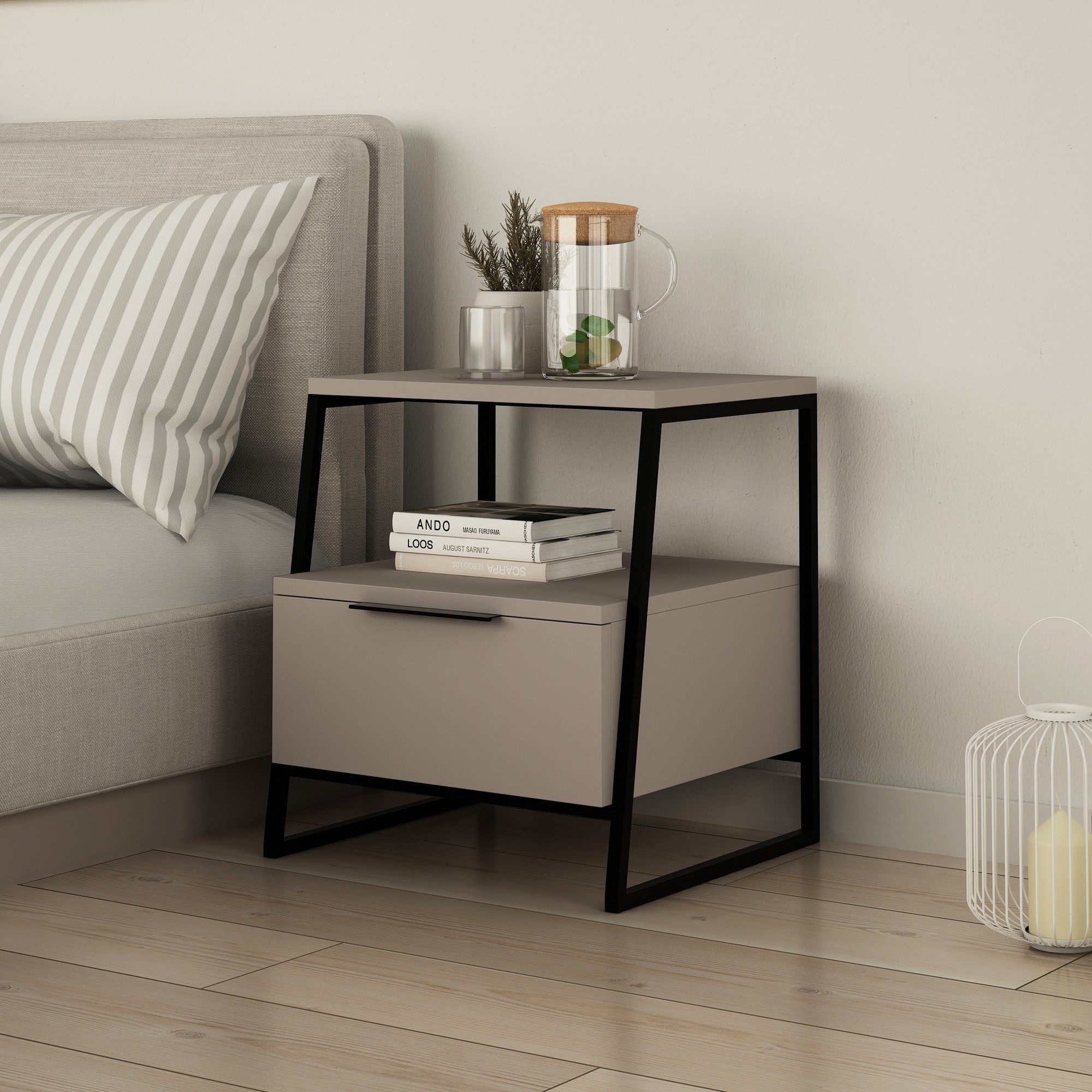 Oferte la Noptiera Pal - Light Mocha 45 X 50 X 40