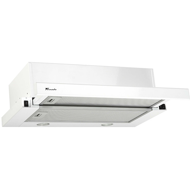 Oferte la Hota telescopica incorporabila Storm 700(60) LED 1 motor 3 viteze Alb
