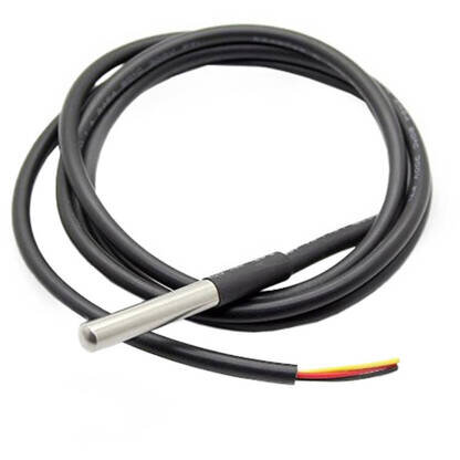 Oferte la Senzor De Temperatura DS18B20 Cablu De 3m IP67 Negru