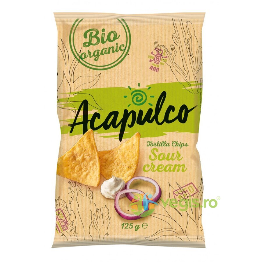 Oferte la Tortilla Chips cu Smantana si Ceapa Ecologice/Bio 125g
