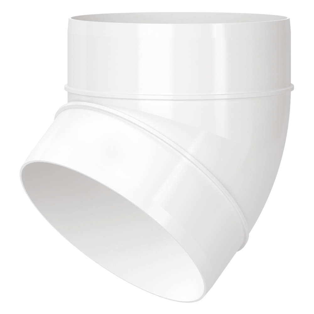 Oferte la Cot 45° Vents, PVC, alb, diametru 100 mm