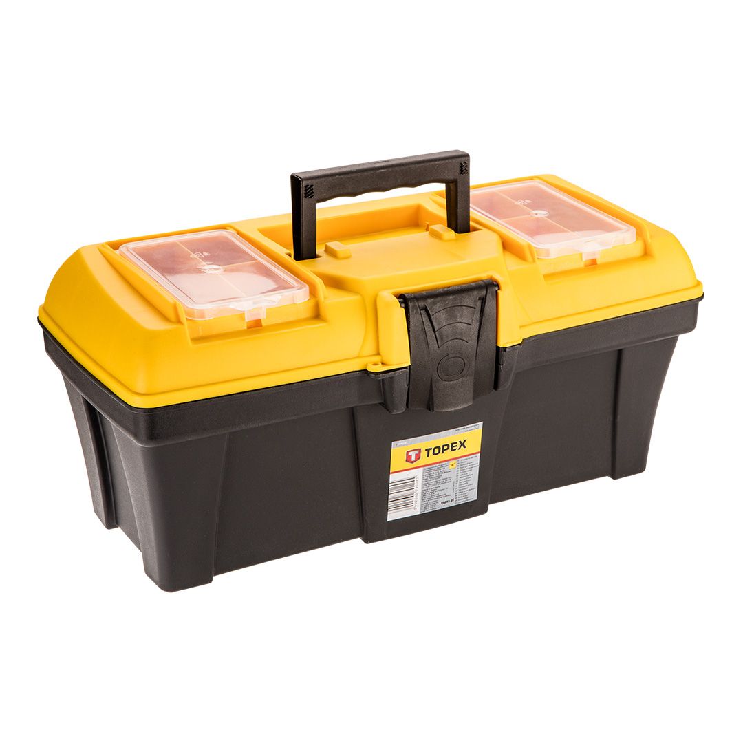 Oferte la Cutie pentru scule si unelte Topex 16, 2 organizatoare, 38 x 17 x 17 cm