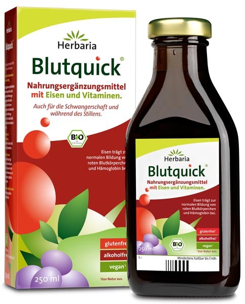 Oferte la Blutquick Fier 250ml Herbaria