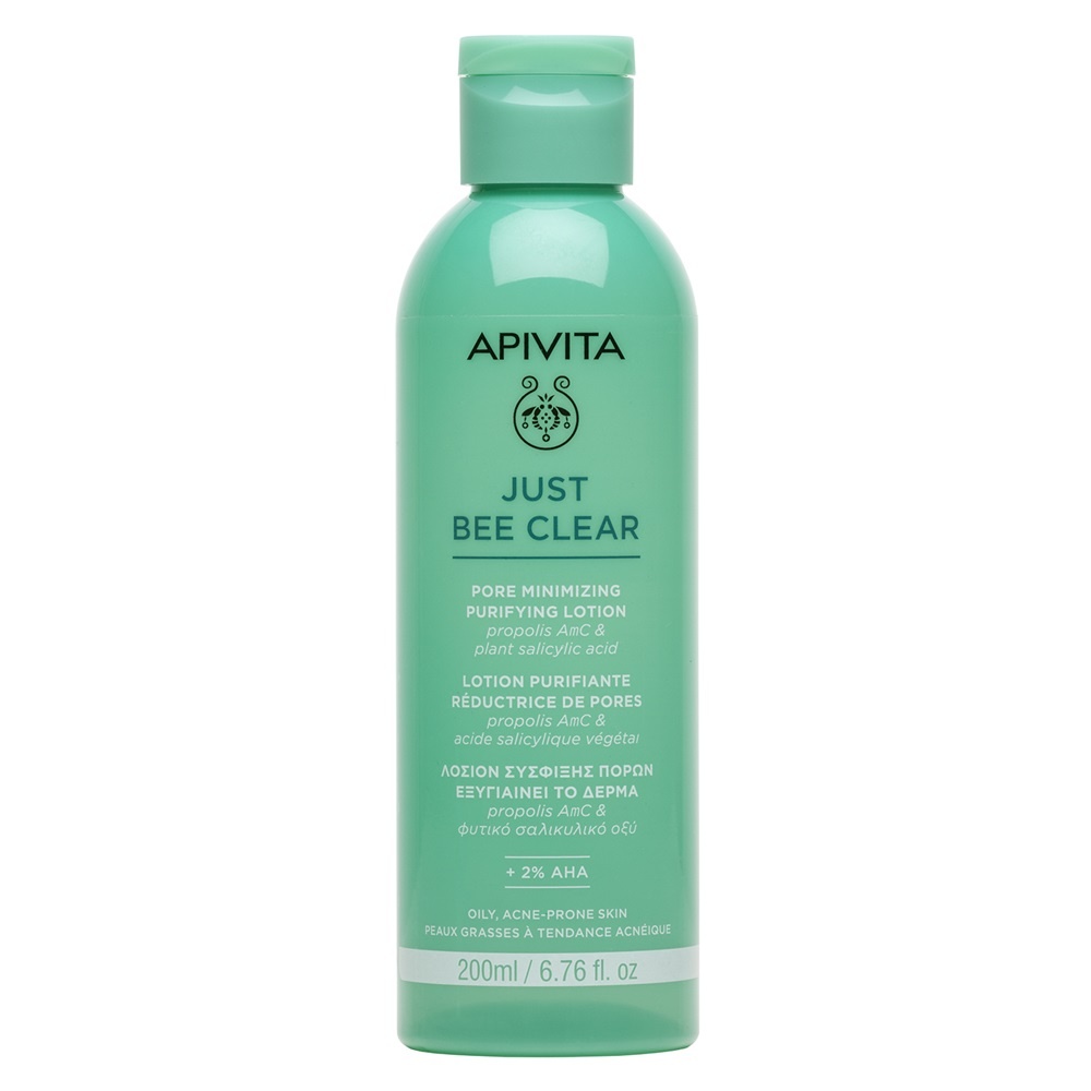 Oferte la Lotiune purifianta pentru pori dilatati Just Bee Clear Apivita, 200 ml