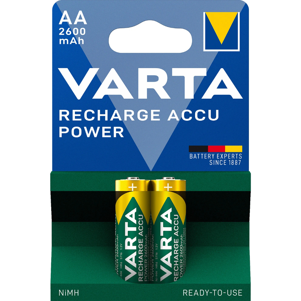 Oferte la Acumulatori AA Varta Accu Power, NiMh 2600 mAh, blister 2 bucati