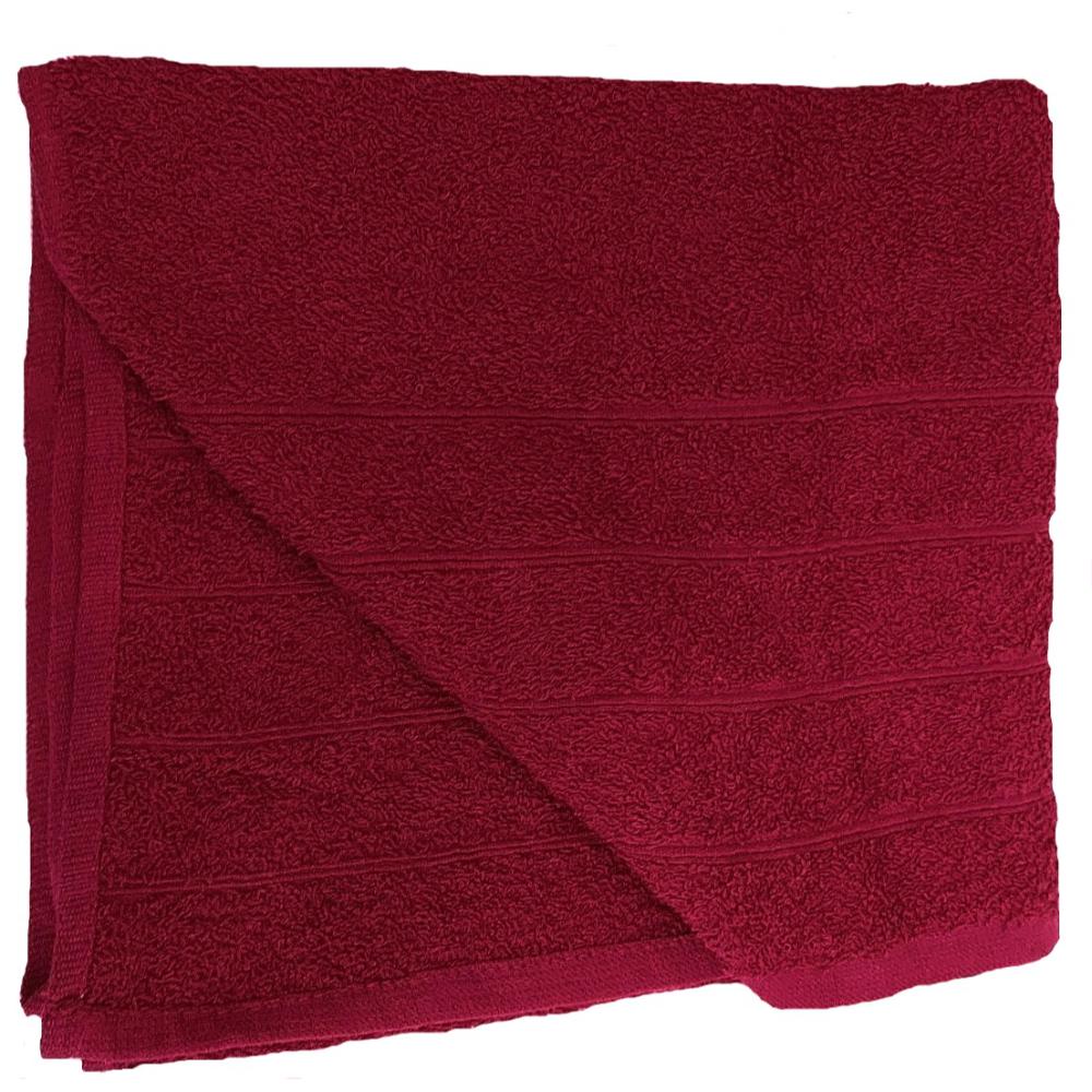 Oferte la Prosop Terry, bumbac, bordo, 50 x 90 cm