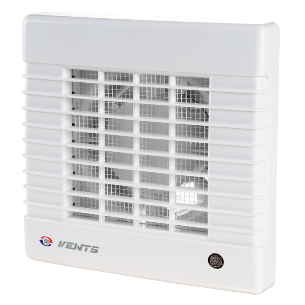 Oferte la Ventilator baie Vents, temporizator, senzor de miscare, 7.5 W, alb, diametru 100 mm, 13.6 x 15.8 cm