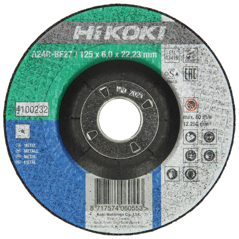 Oferte la Disc slefuire metal Hikoki 752459, 125 x 22,23 x 6 mm 