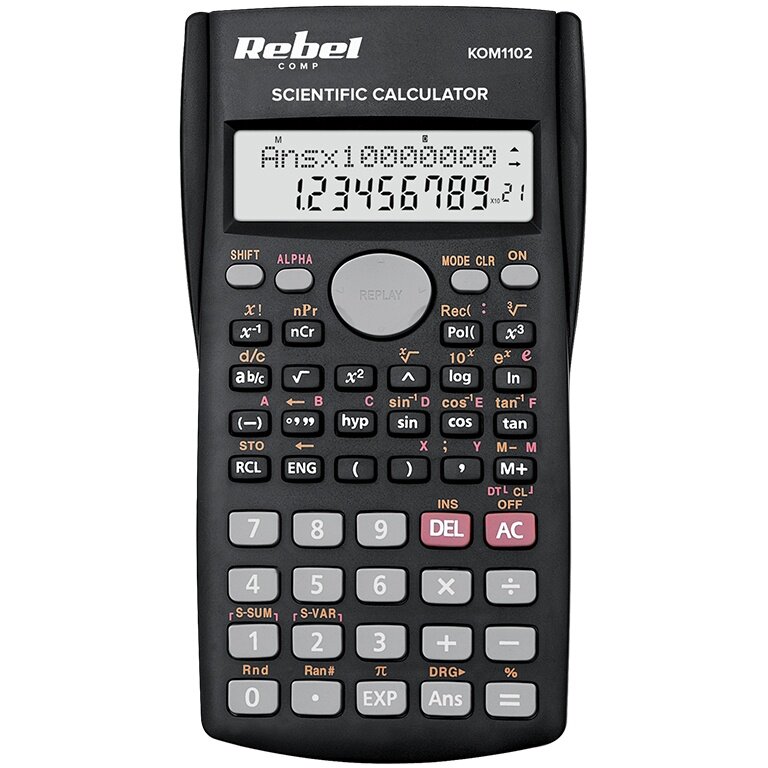 Oferte la Calculator de Birou Stiintific SC-200 (KOM1102) Afisaj pe 2 Linii Negru