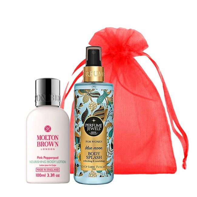 Oferte la Set Cadou Secret Santa Lotiune de corp si Spray de Corp Eyup Sabri Tuncer Perfume Jewels Blue Moon, 250 ML