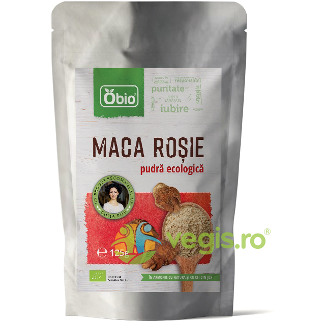 Oferte la Maca Rosie Pudra Raw Ecologica/Bio 125g