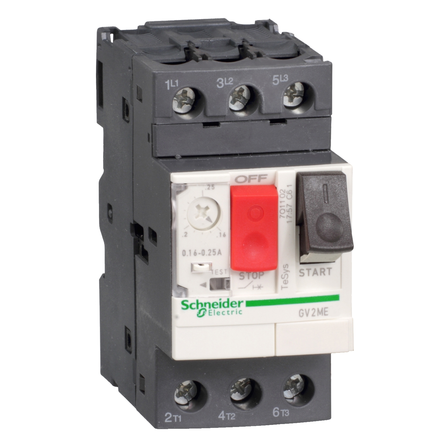 Oferte la Intrerupator automat motor TeSys GV2 ,3P, Schneider GV2ME04AP, 0,4-0,63A