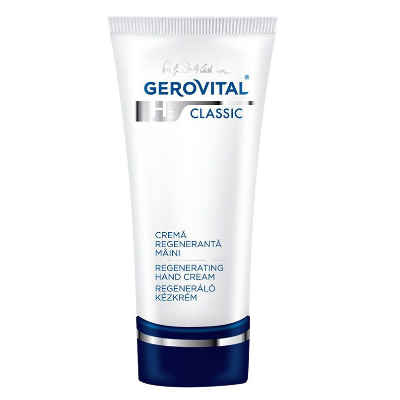 Oferte la Crema regeneranta pentru maini Gerovital H3 Classic (Concentratie: Crema de maini, Gramaj: 100 ml)