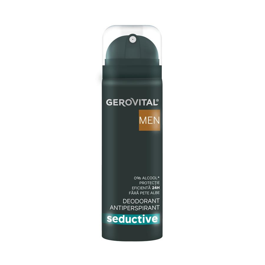 Oferte la Deodorant antiperspirant Gerovital Men Seductive (Concentratie: Deo Spray, Gramaj: 150 ml)