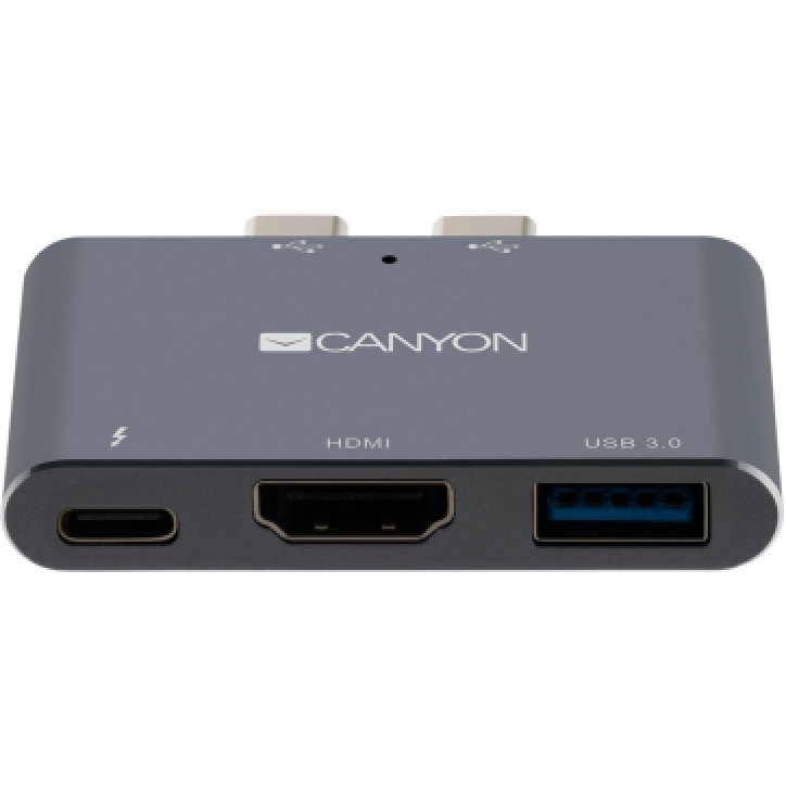 Oferte la Hub USB CNS-TDS01DG Pentru MacBook Pro/Air Plug And Play 3In1 Gri