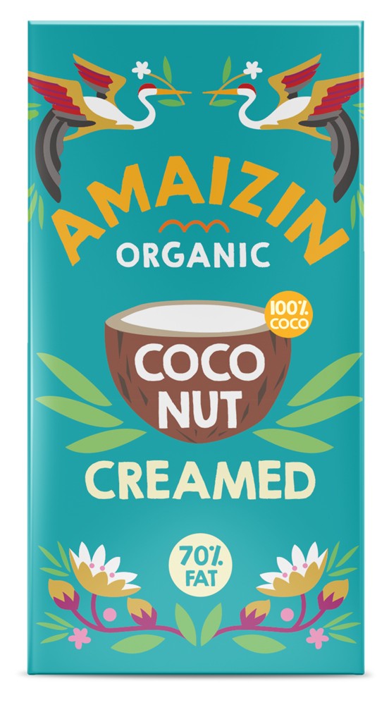 Oferte la Crema bio de cocos 70% grasime, 200g Amaizin