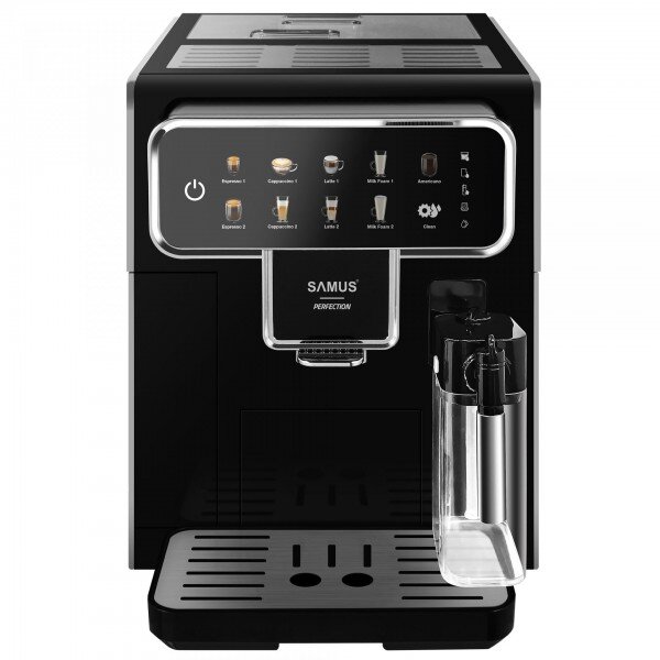Oferte la Espressor Cafea Perfection Rezervor Apa 1.5L  Presiune 15 Bar Sistem Spumare Automata a Laptelui  Putere 1350W Negru